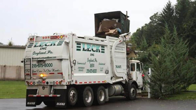 Leck waste garbage truck cameras