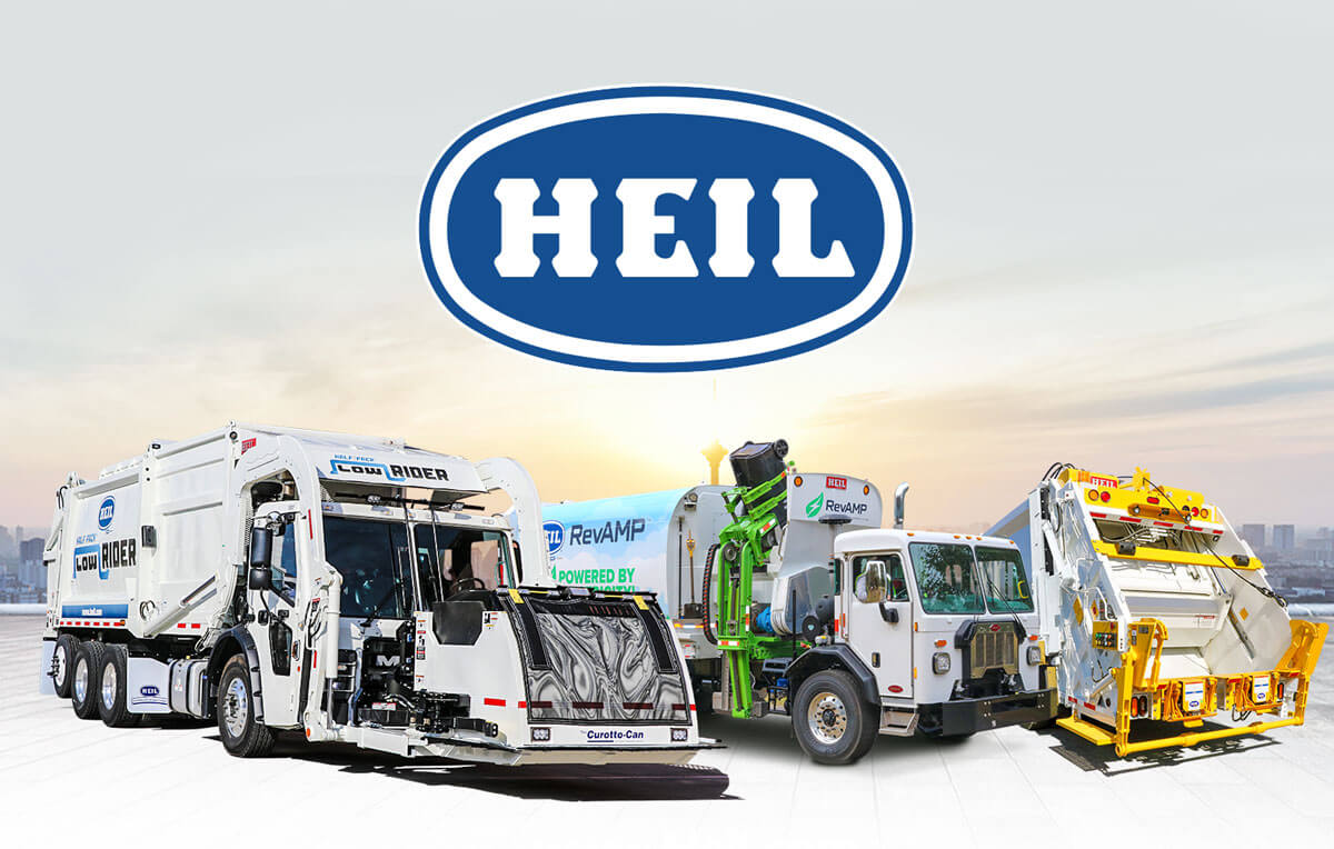 Heil connected garbage trucks cameras and software