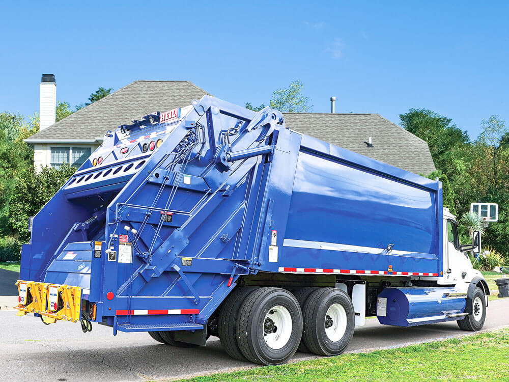 Service verification software for commercial rearload garbage trucks