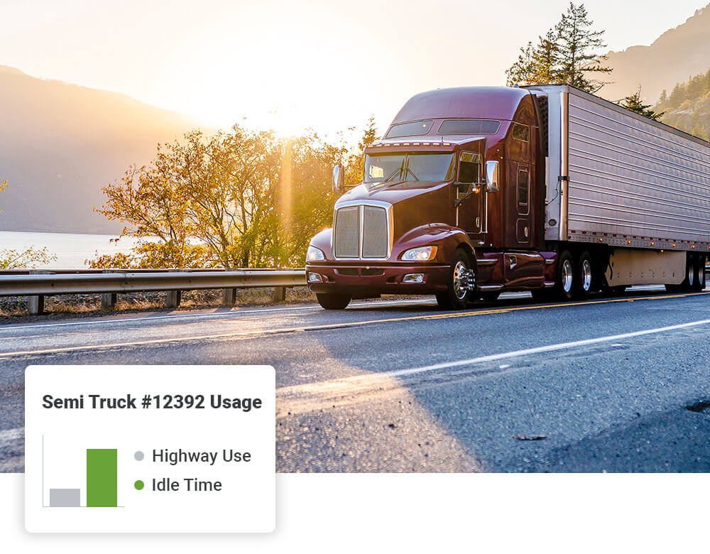 Semi truck trucking fleet tracking software for IFTA Fuel Tax Road Usage