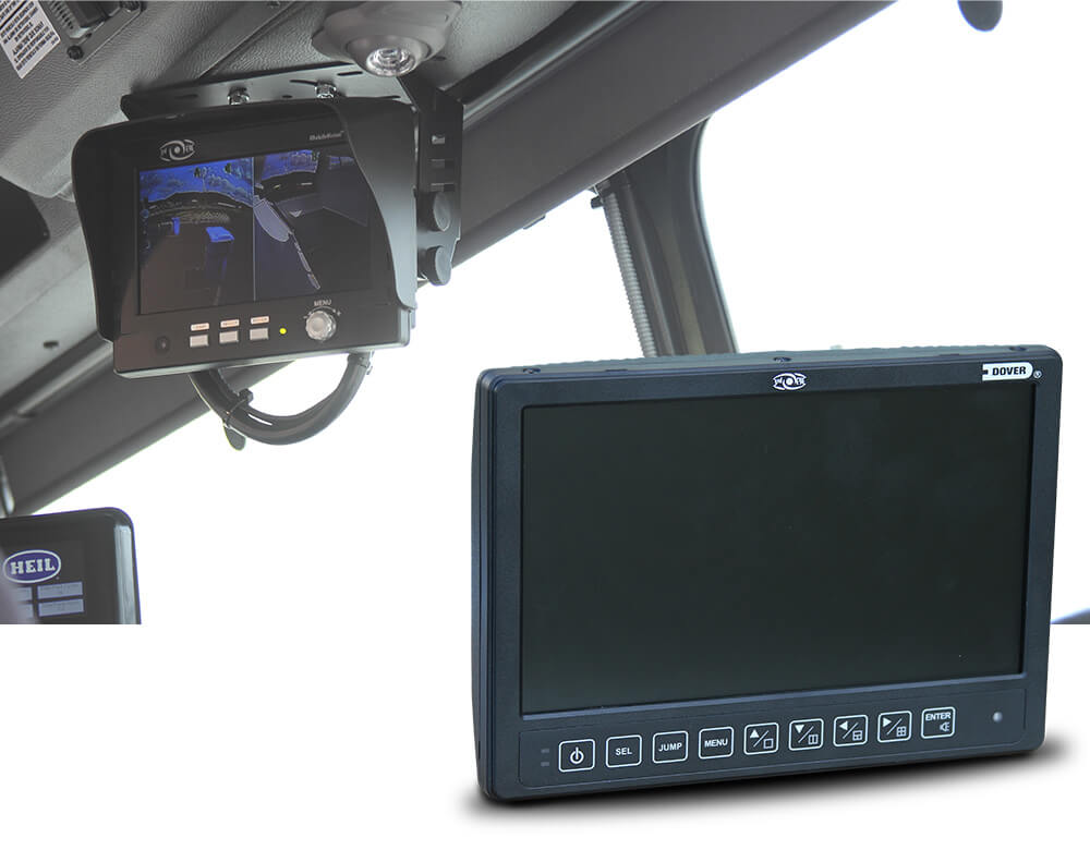 Truck camera monitors, color HD monitor for truck cameras