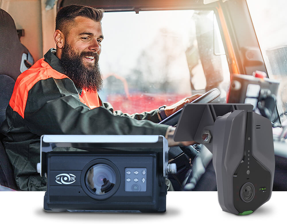 Truck Dashcams and driver facing dash camera systems for cabs