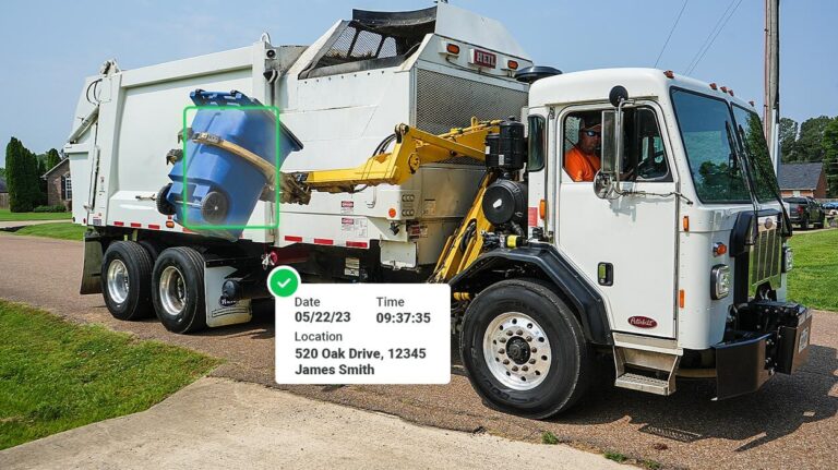 Positive service verification software for garbage trucks video